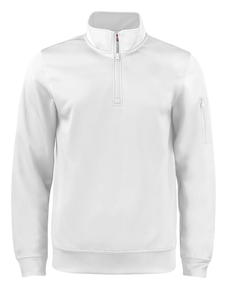 Basic active Half ZIP (Blanc)