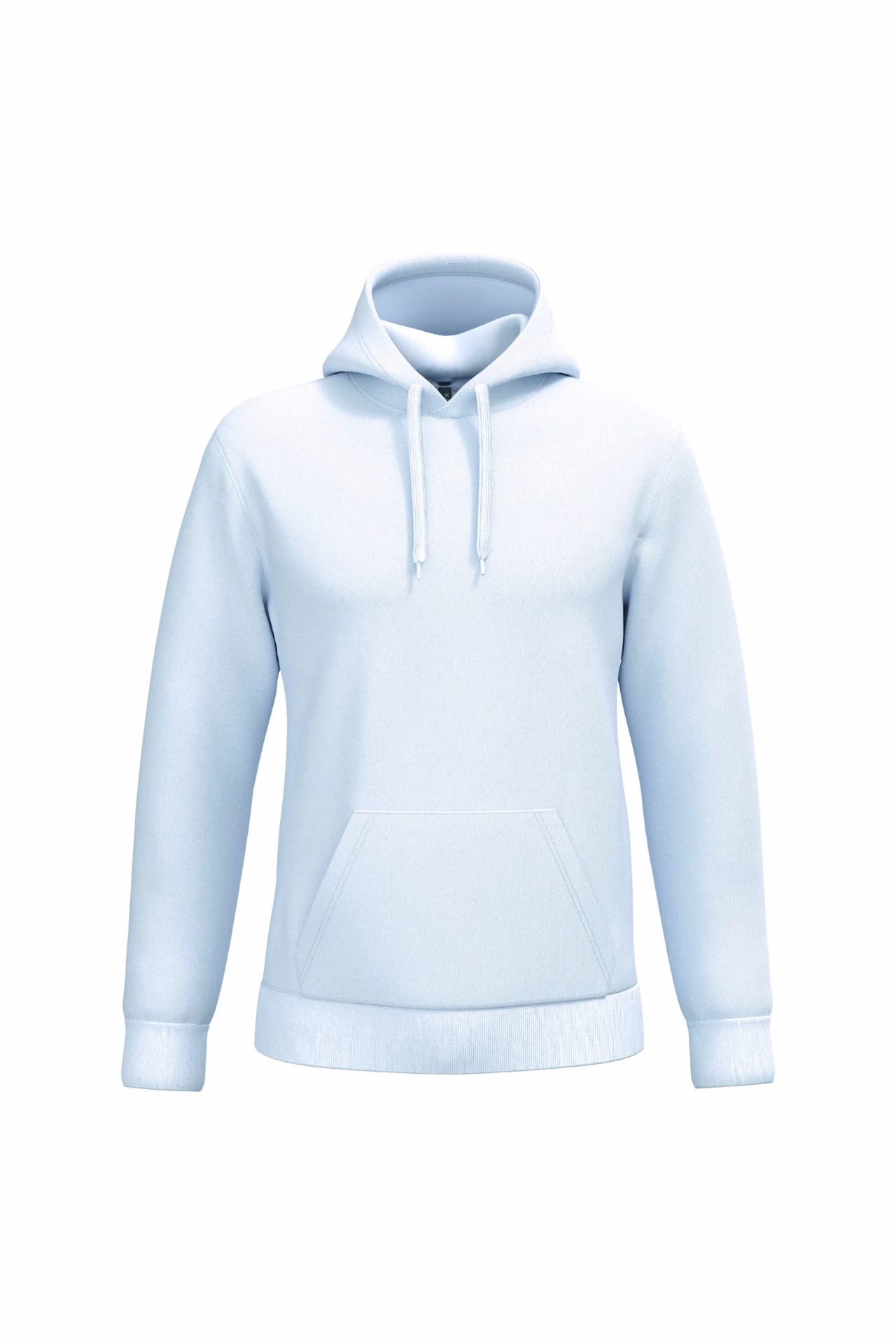 K476 - Sweat-shirt capuche homme (Blanc)