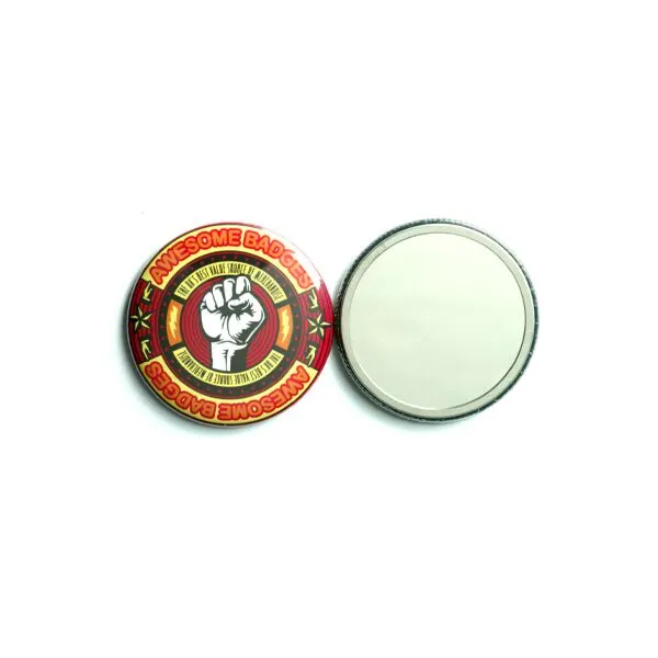 🪞 Miroir de poche personnalisé 58mm
